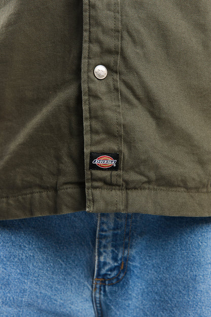 2000 Dickies Work Hooded Shirt Jacket (M/L)