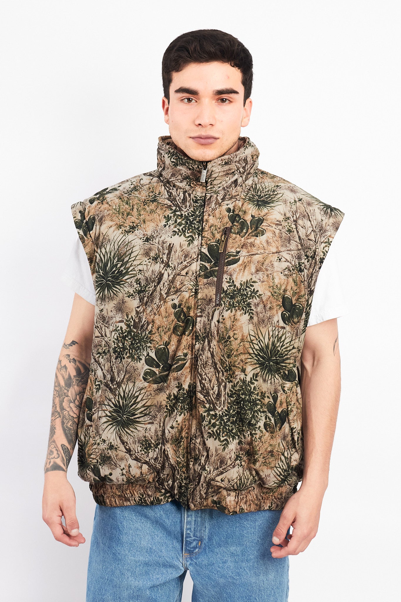 Vintage Realtree Reversible Convertible Jacket /Vest (M/L)