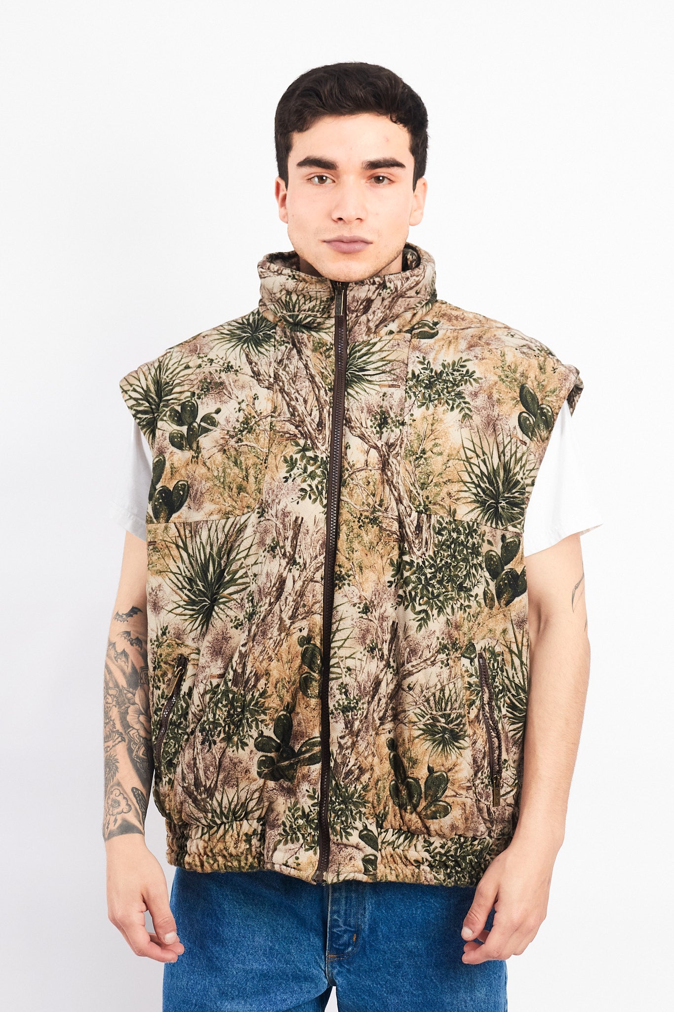 Vintage Realtree Reversible Convertible Jacket /Vest (M/L)