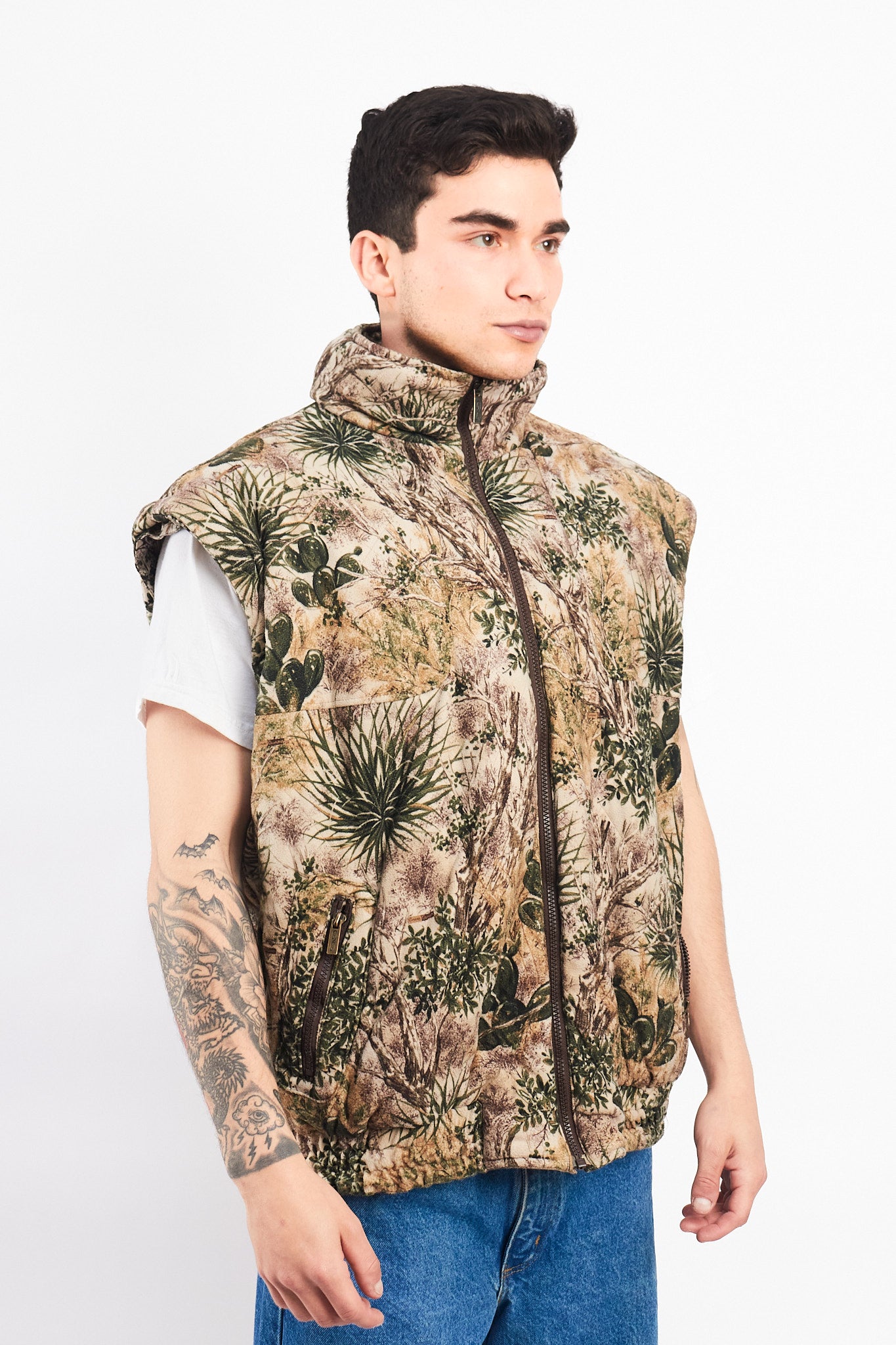 Vintage Realtree Reversible Convertible Jacket /Vest (M/L)