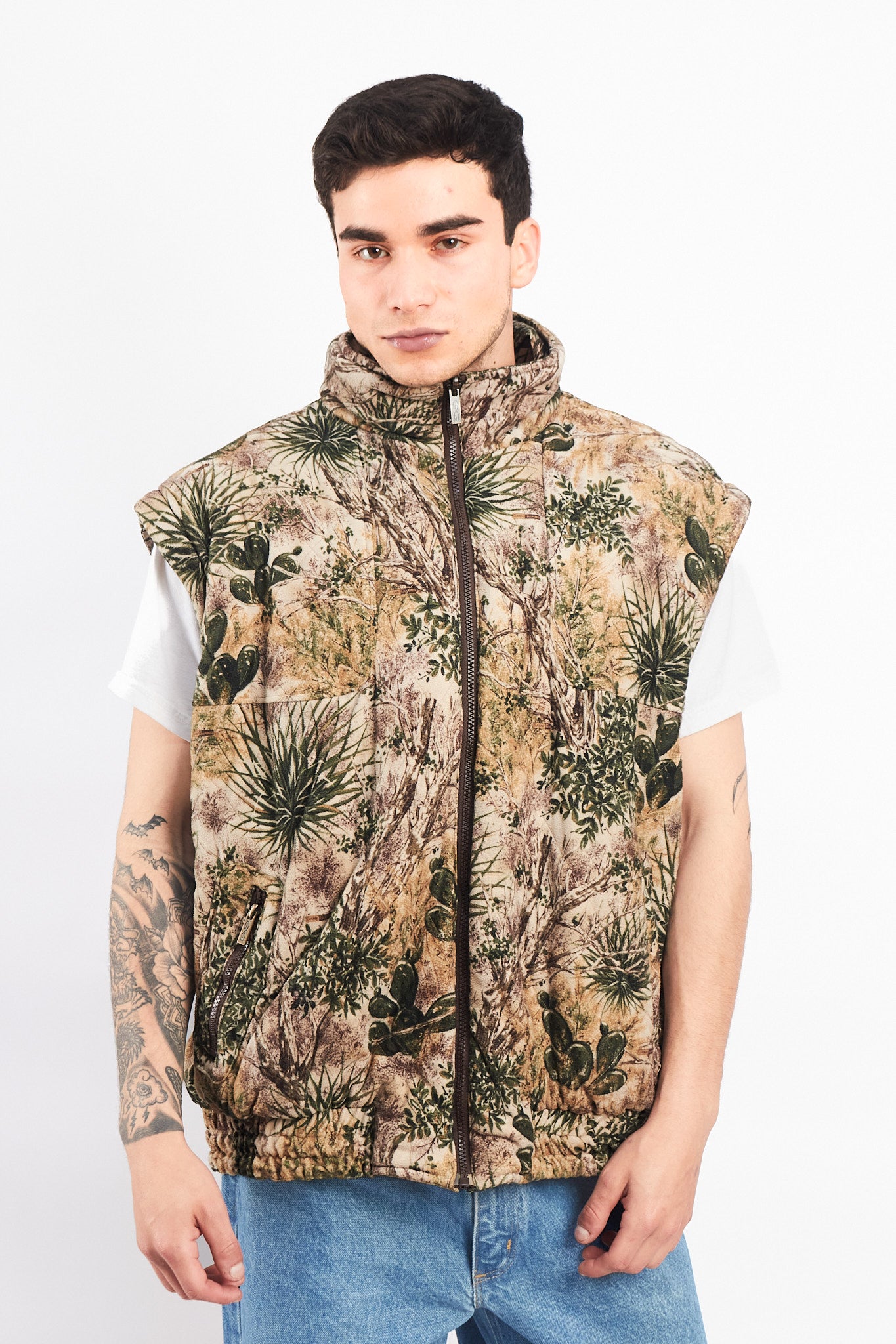 Vintage Realtree Reversible Convertible Jacket /Vest (M/L)