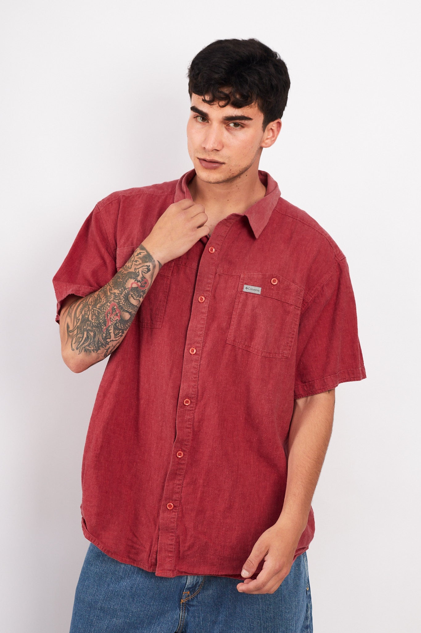 2000 Columbia Salmon Shirt (XL)