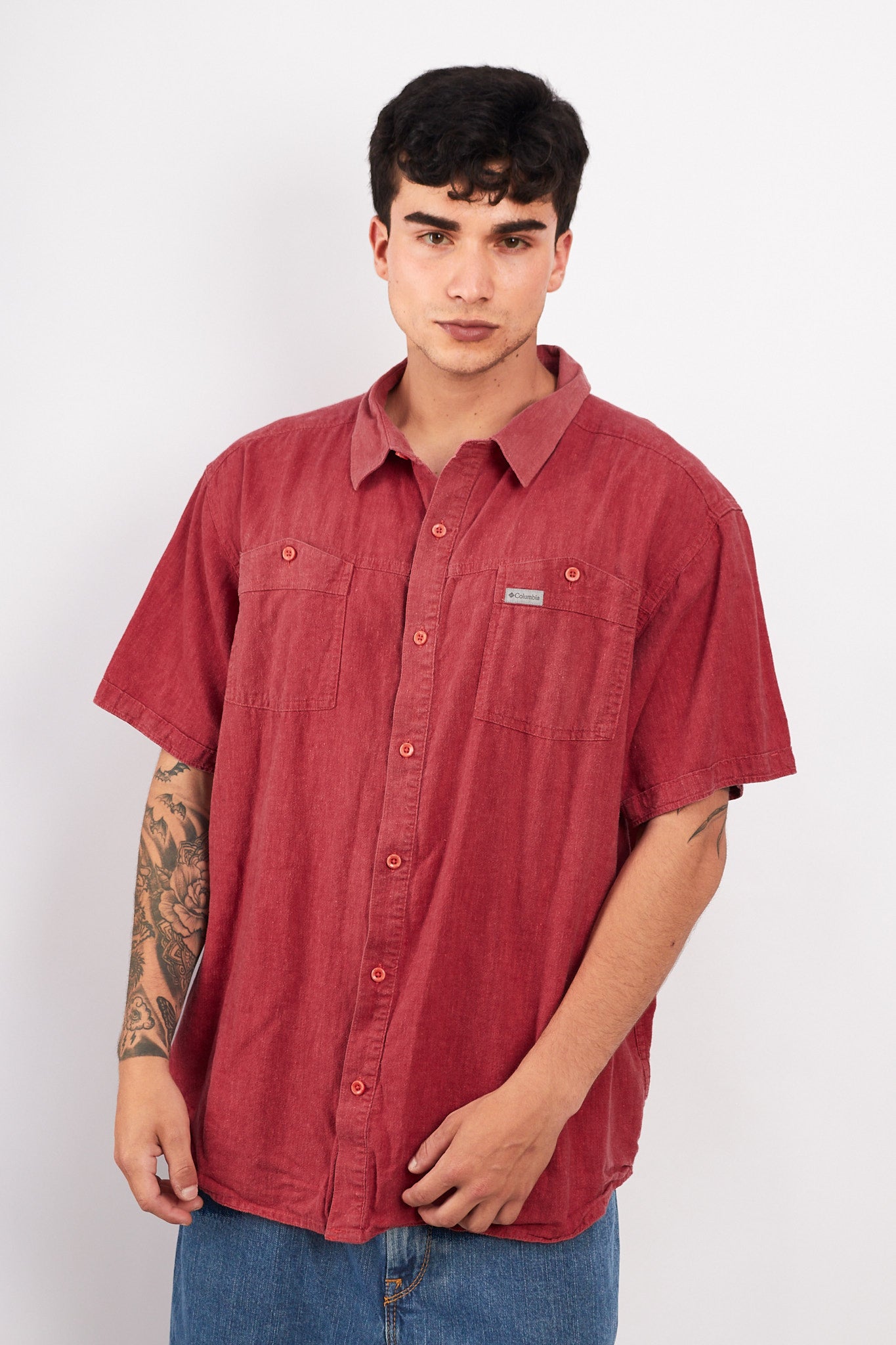 2000 Columbia Salmon Shirt (XL)