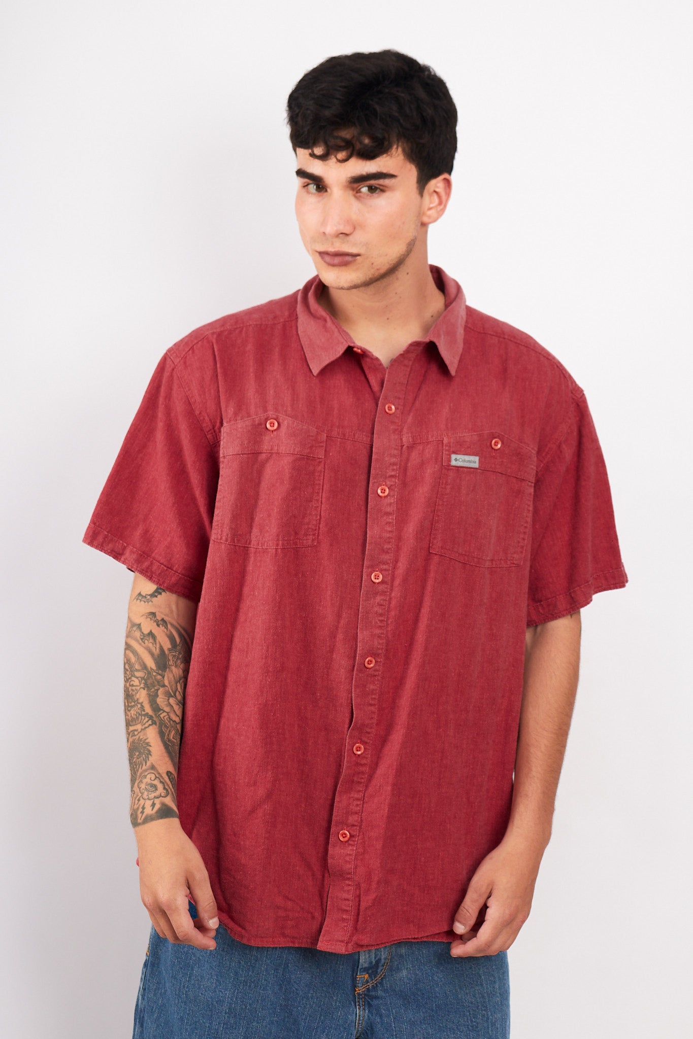 2000 Columbia Salmon Shirt (XL)