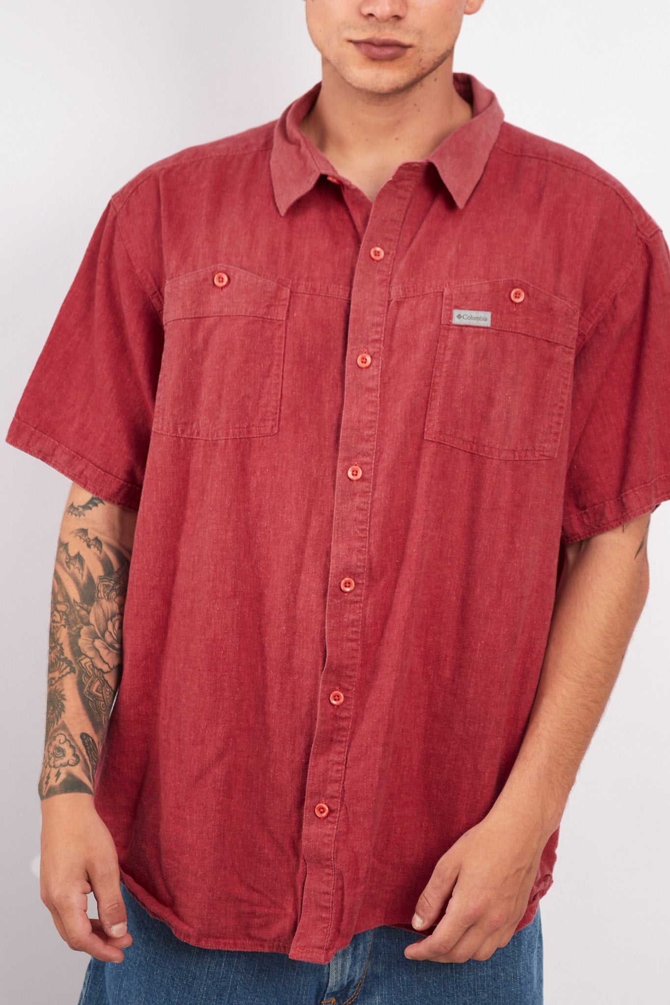 2000 Columbia Salmon Shirt (XL)