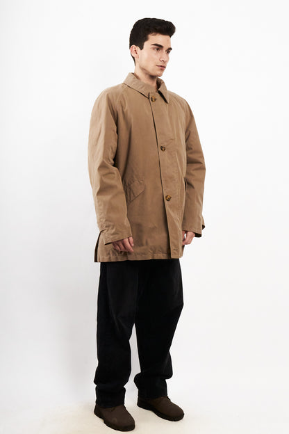 2000 Vintage Burberry Khakhi Mid Trench Coat (M/L)