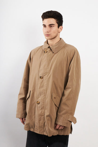 2000 Vintage Burberry Khakhi Mid Trench Coat (M/L)
