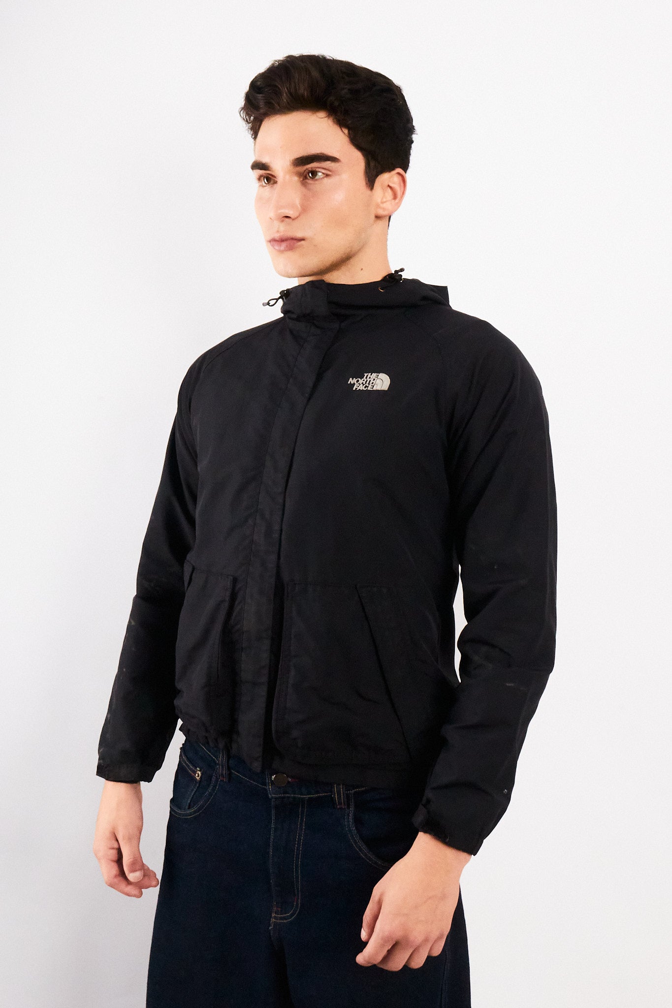2000 Vintage The North Face Black Hyvent Jacket (S/M)