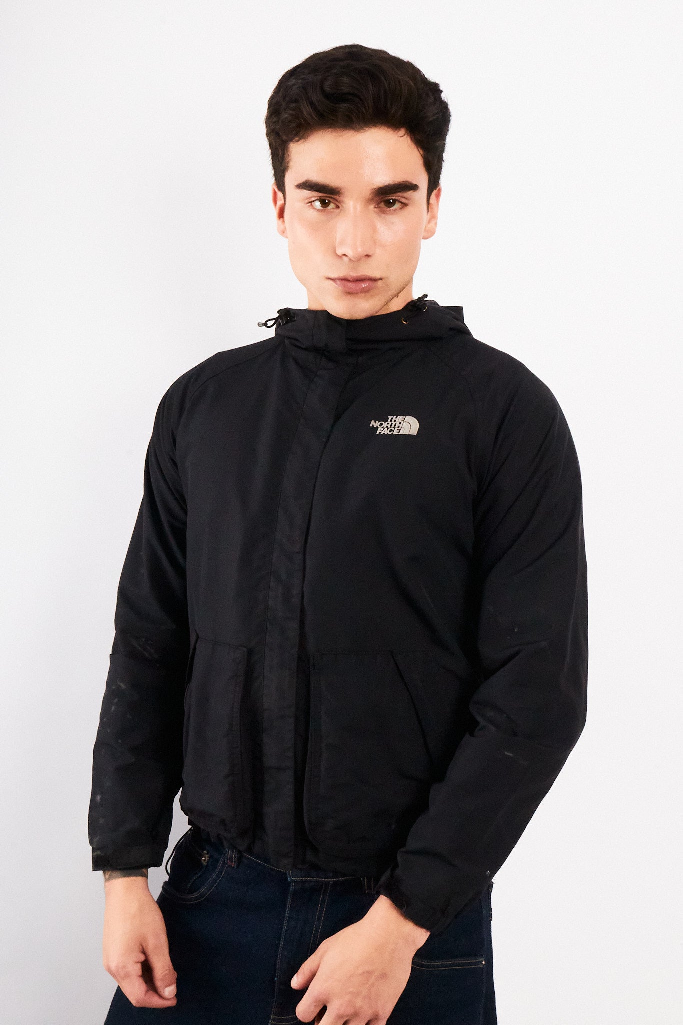 2000 Vintage The North Face Black Hyvent Jacket (S/M)