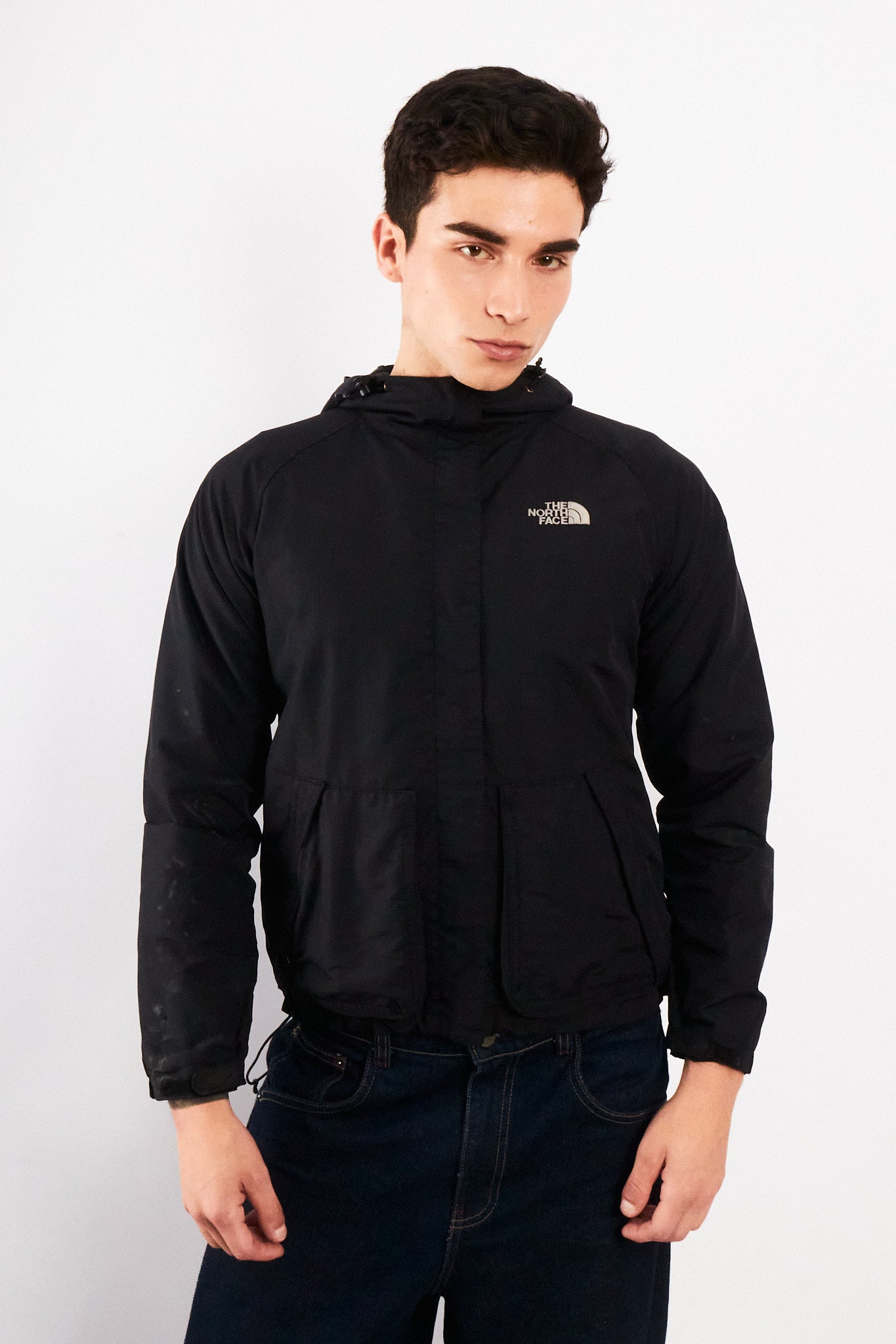 2000 Vintage The North Face Black Hyvent Jacket (S/M)