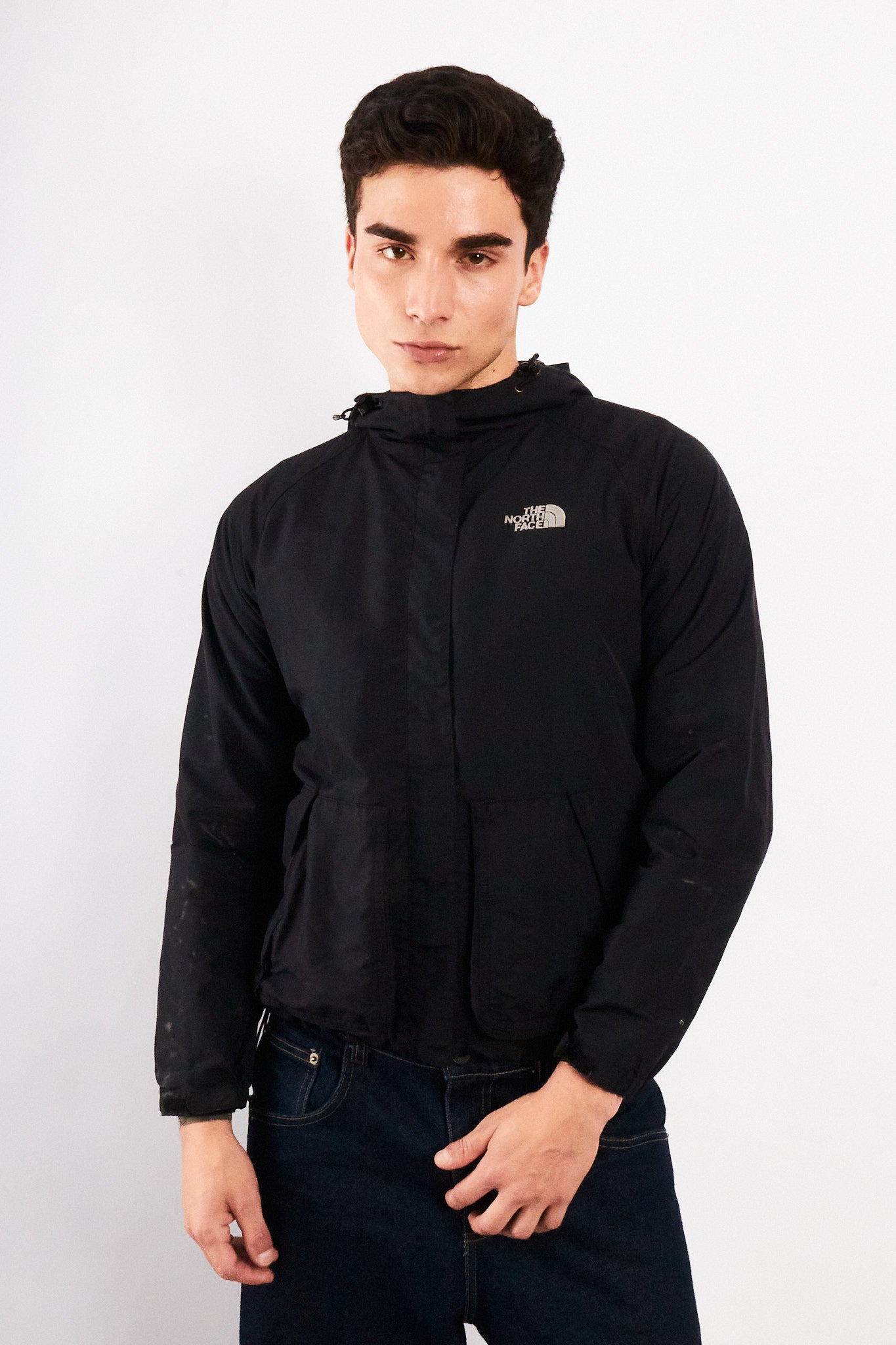2000 Vintage The North Face Black Hyvent Jacket (S/M)