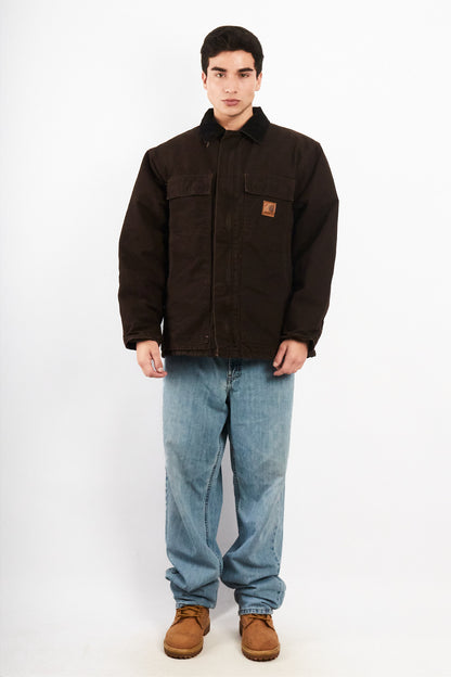 2000 Vintage Carhartt C26 Dark Brown Artic Jacket (M/L)