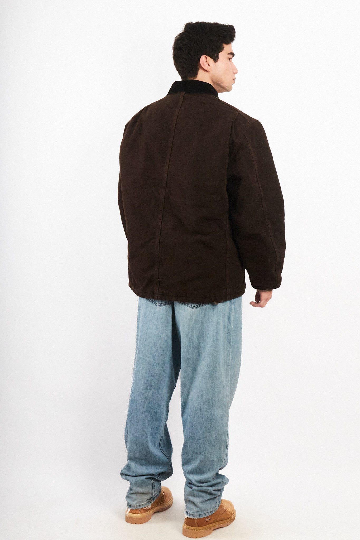 2000 Vintage Carhartt C26 Dark Brown Artic Jacket (M/L)