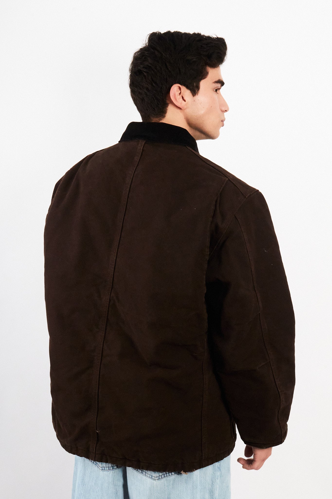 2000 Vintage Carhartt C26 Dark Brown Artic Jacket (M/L)