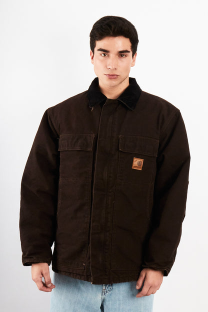 2000 Vintage Carhartt C26 Dark Brown Artic Jacket (M/L)