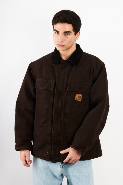 2000 Vintage Carhartt C26 Dark Brown Artic Jacket (M/L)