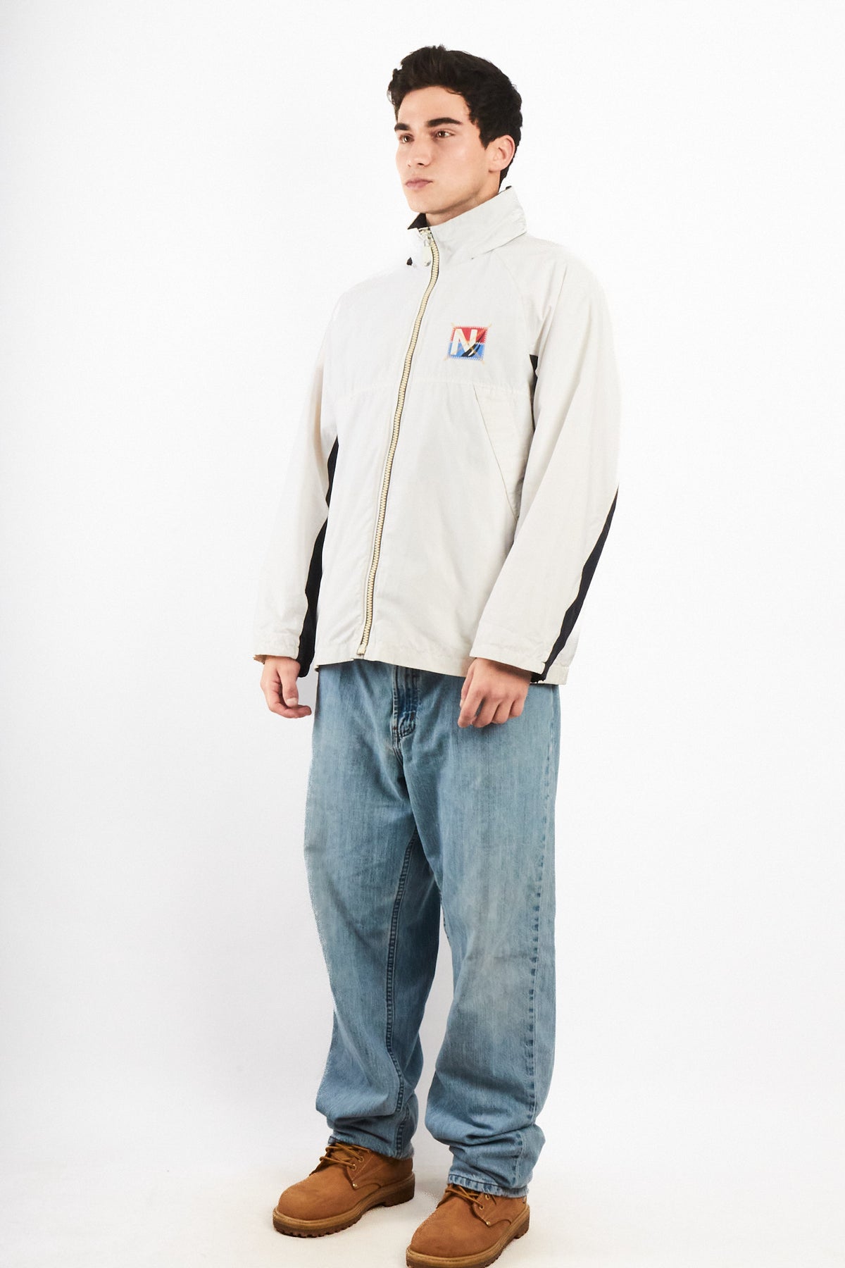 2000 Vintage Nautica Sailing Big Logo Impermeable Jacket (M/L)