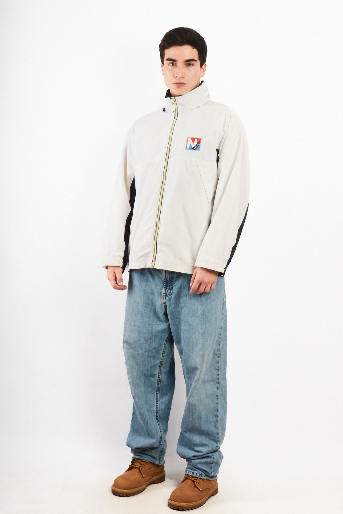 2000 Vintage Nautica Sailing Big Logo Impermeable Jacket (M/L)