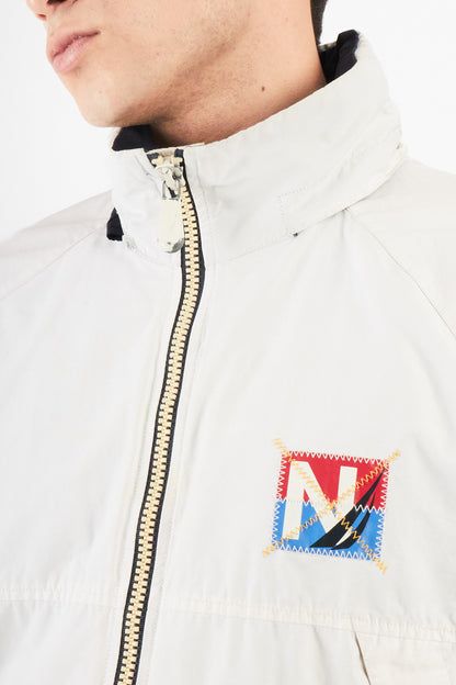 2000 Vintage Nautica Sailing Big Logo Impermeable Jacket (M/L)