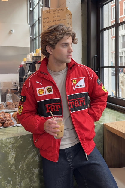F1 Scuderia Ferrari Red Edition Racing Jacket