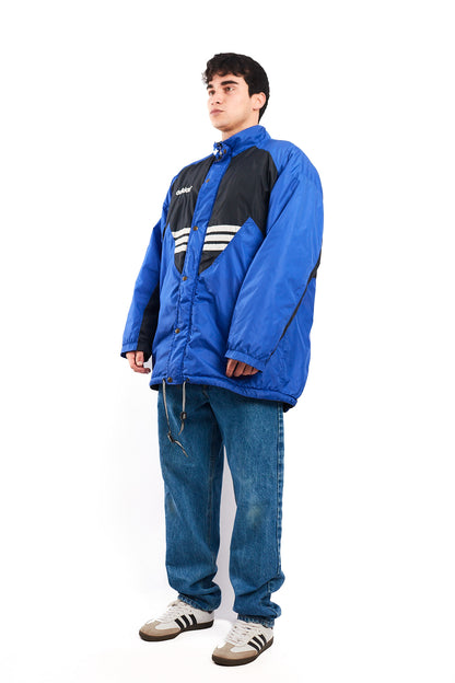 1980 Adidas Vintage Three Stripes Jacket (L/XL)