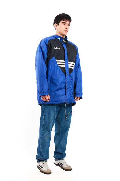 1980 Adidas Vintage Three Stripes Jacket (L/XL)