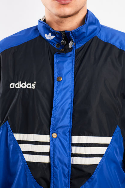1980 Adidas Vintage Three Stripes Jacket (L/XL)