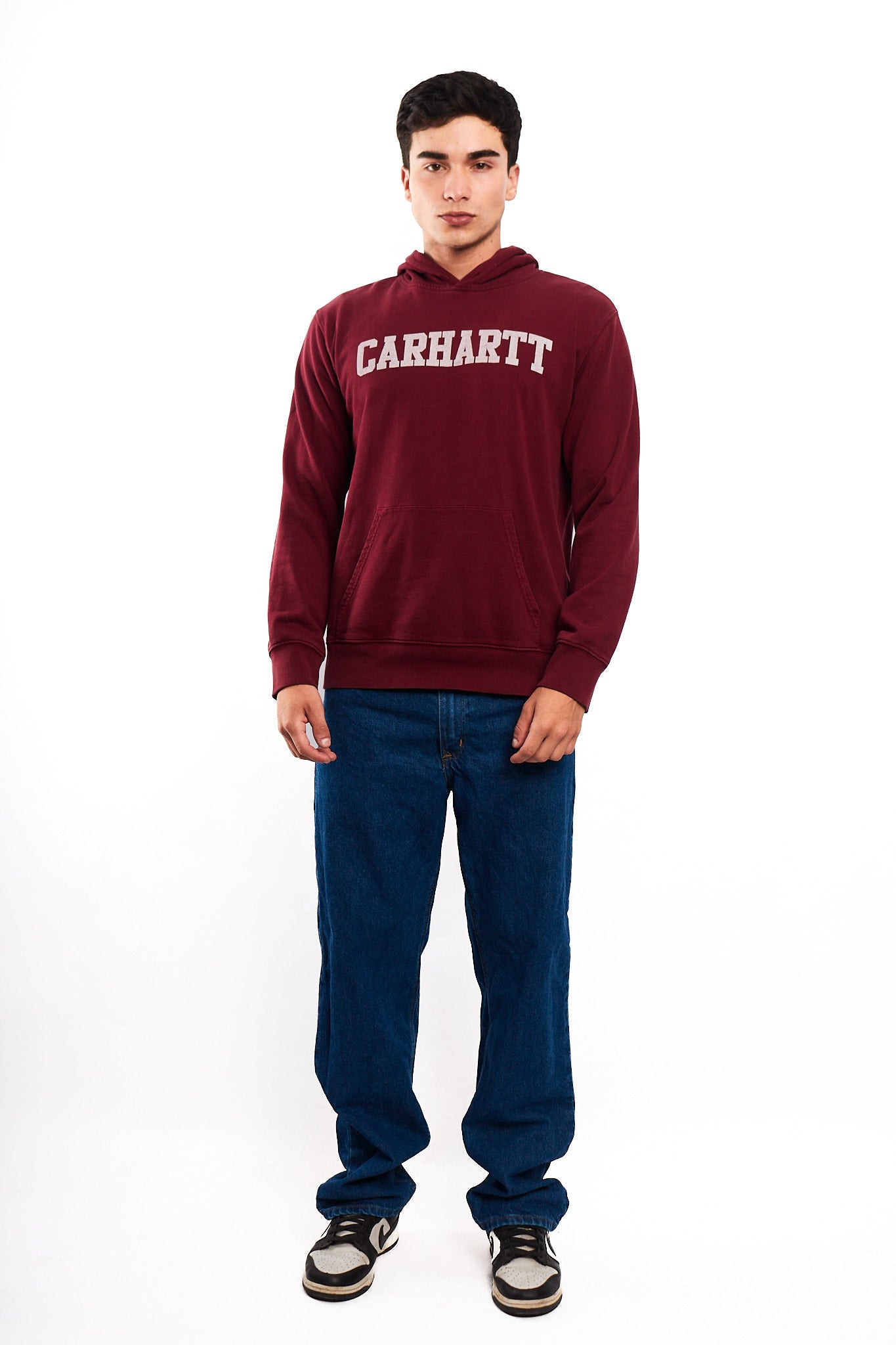 2000 Carhartt Wine Hoodie (M)