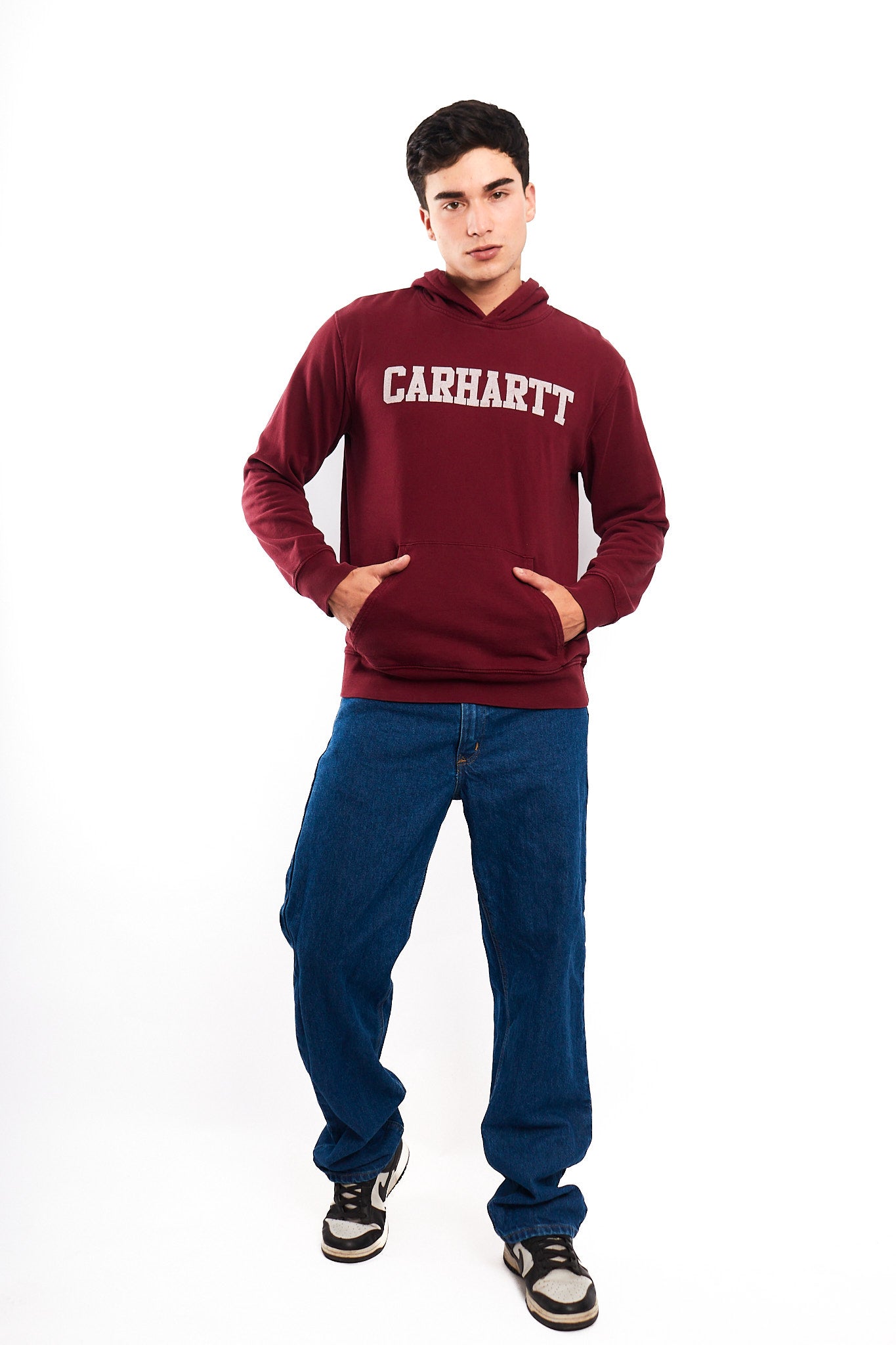 2000 Carhartt Wine Hoodie (M)