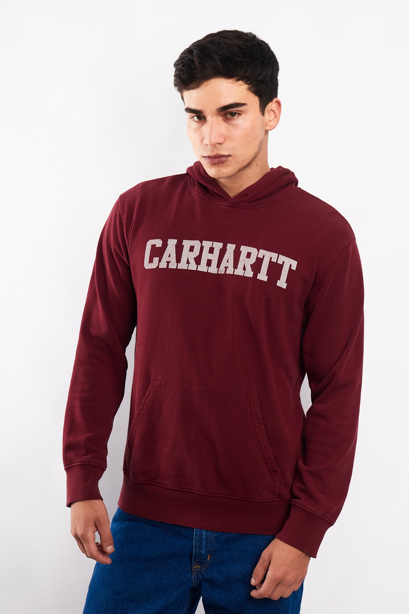 2000 Carhartt Wine Hoodie (M)