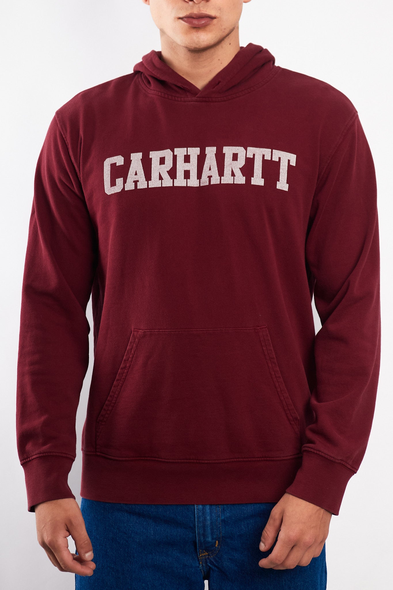 2000 Carhartt Wine Hoodie (M)