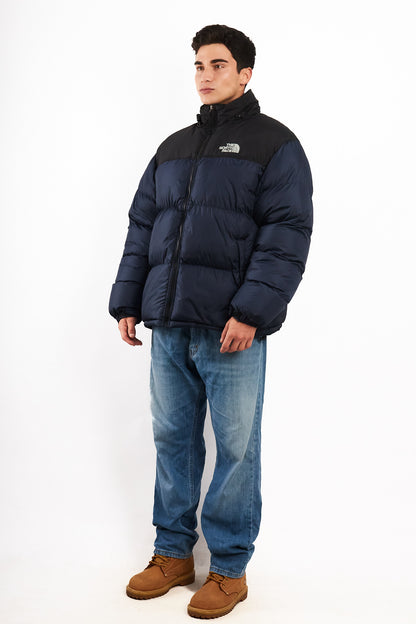 Vintage The North Face Retro Nustpe Navy Puffer Jacket (L/XL)
