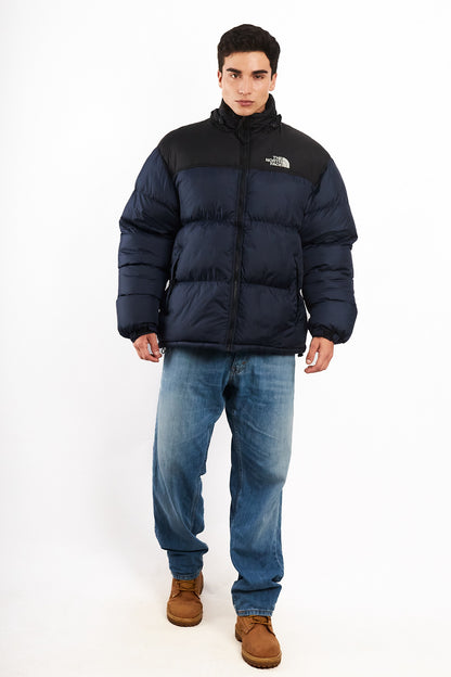 Vintage The North Face Retro Nustpe Navy Puffer Jacket (L/XL)