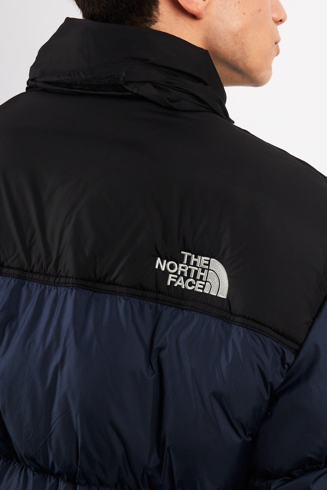 Vintage The North Face Retro Nustpe Navy Puffer Jacket (L/XL)