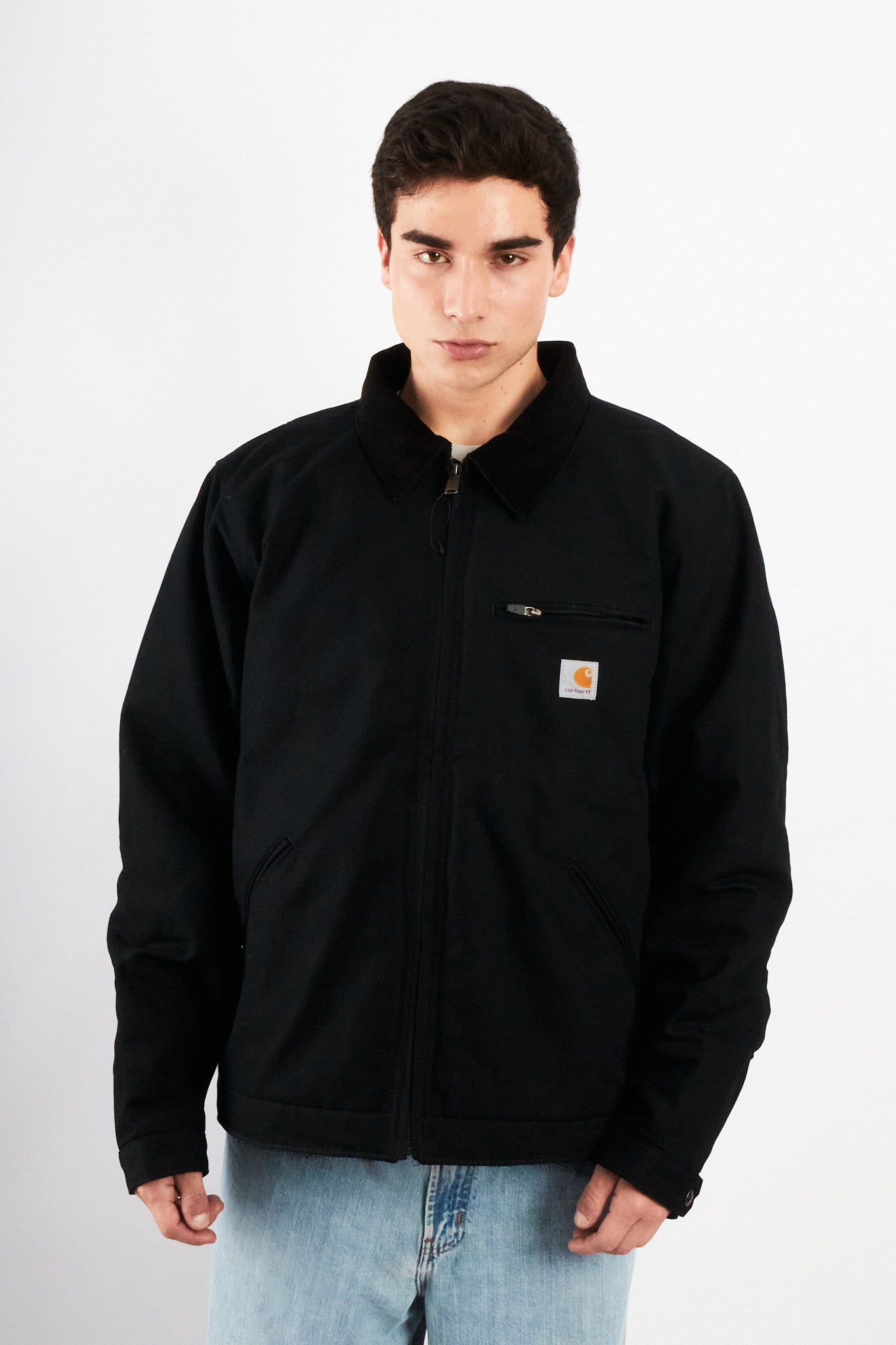 Carhartt USA Full Black Detroit Jacket (L/XL)