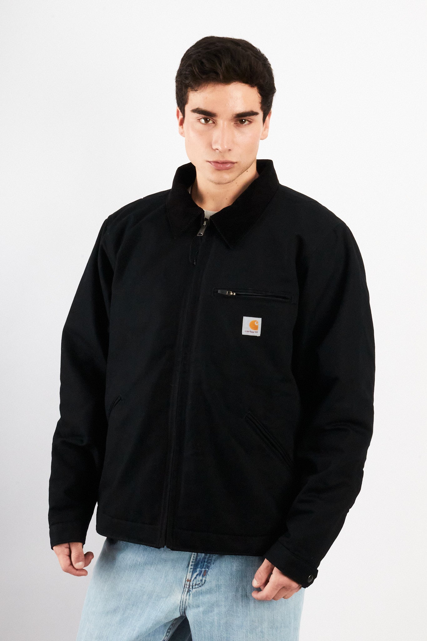 Carhartt USA Full Black Detroit Jacket (L/XL)