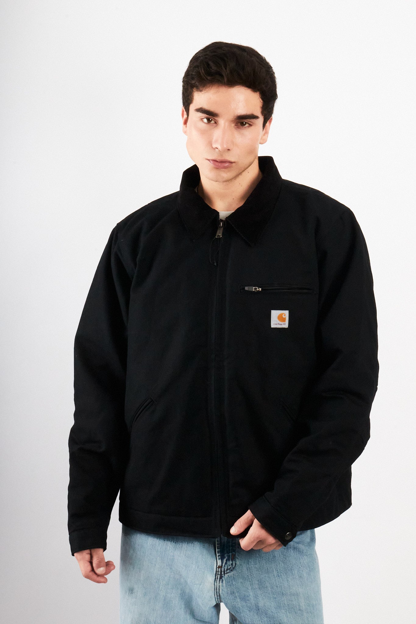 Carhartt USA Full Black Detroit Jacket (L/XL)