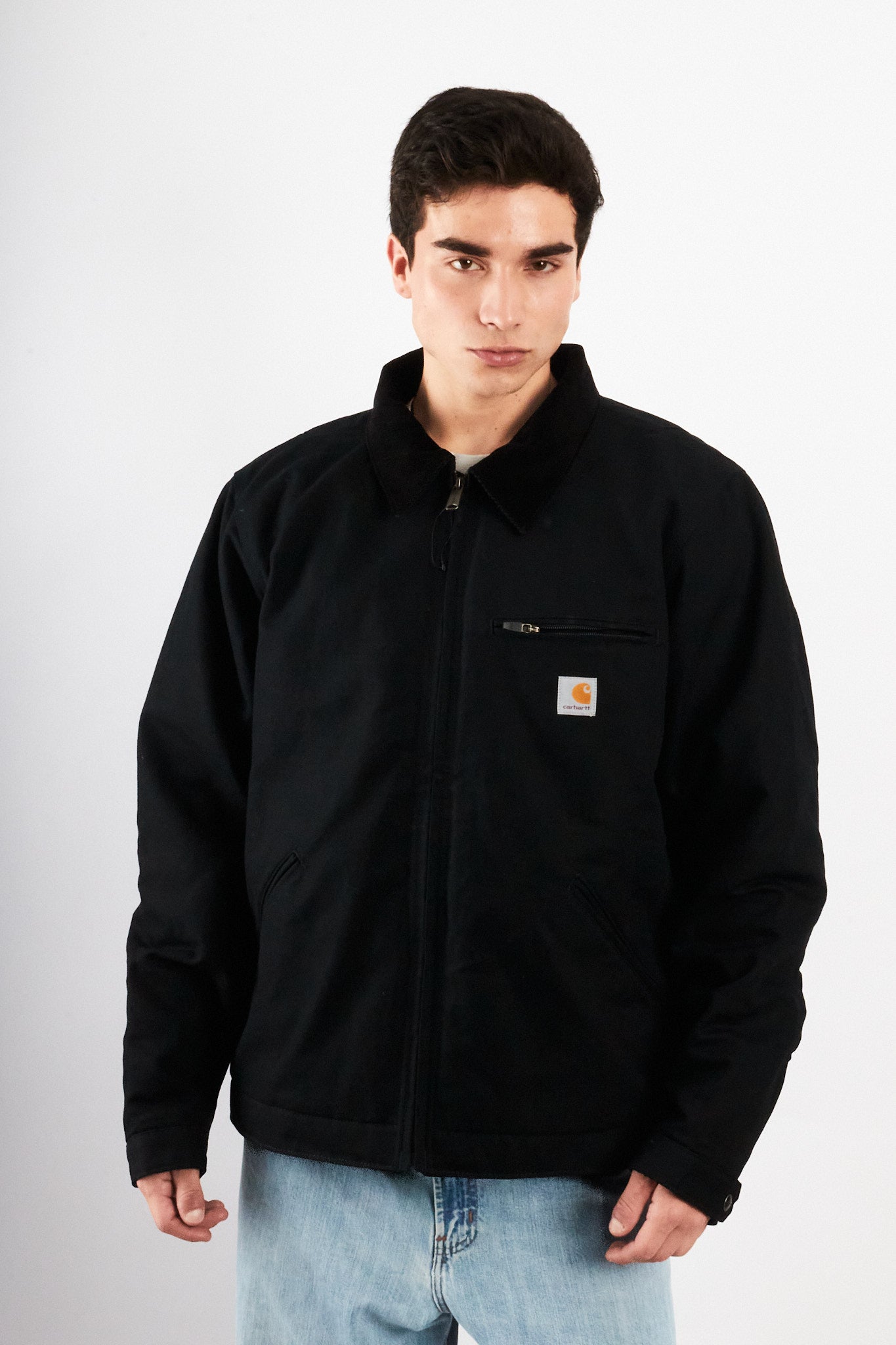 Carhartt USA Full Black Detroit Jacket (L/XL)