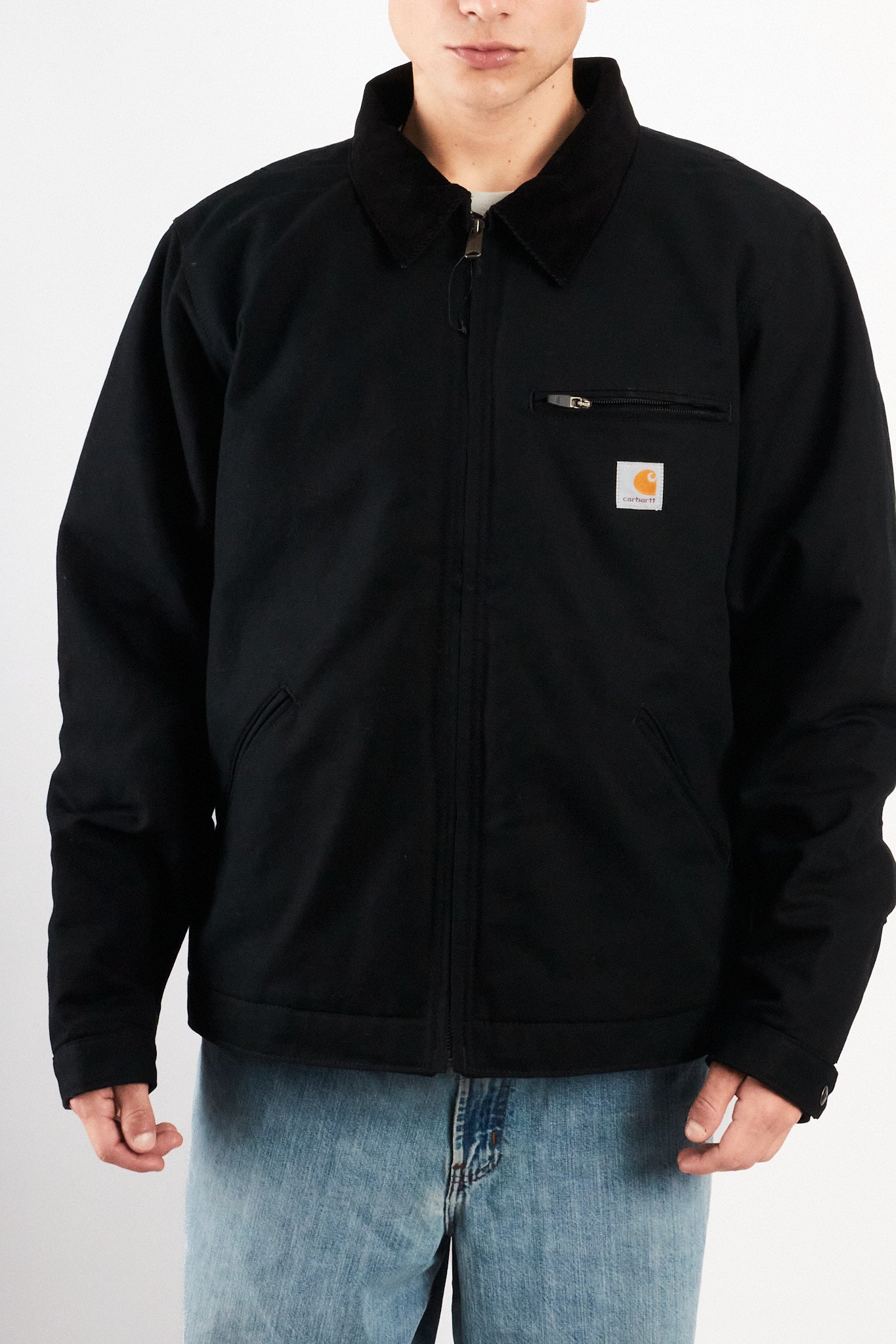 Carhartt USA Full Black Detroit Jacket (L/XL)