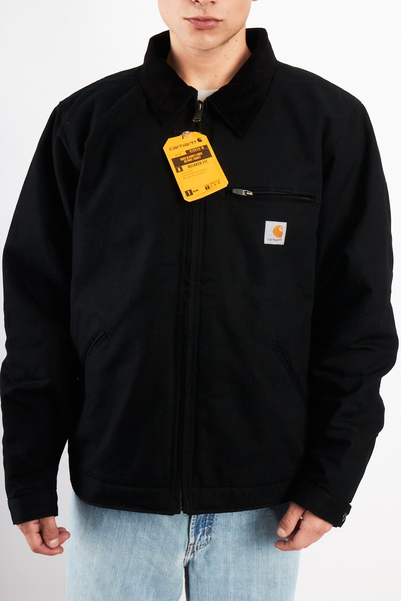 Carhartt USA Full Black Detroit Jacket (L/XL)