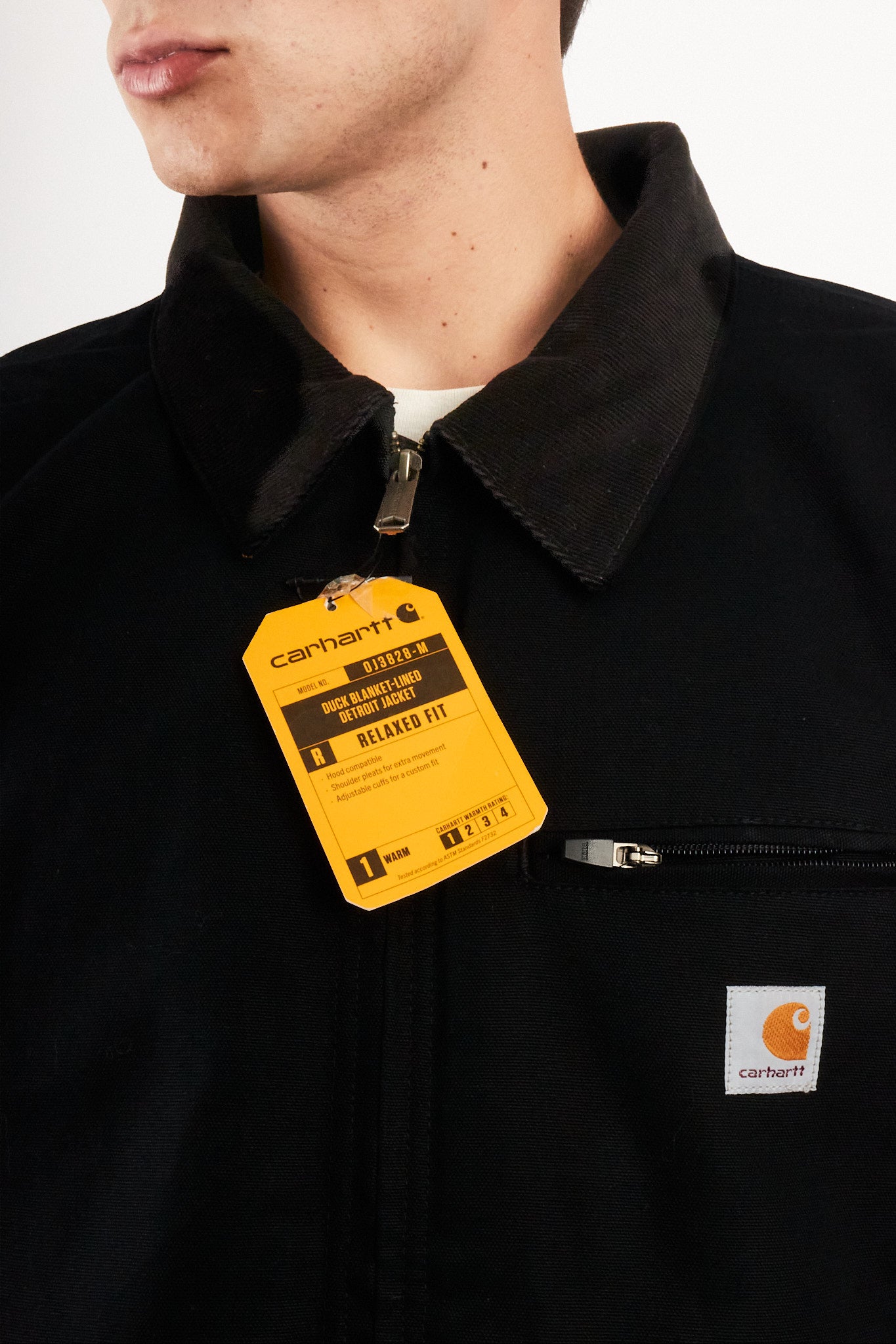 Carhartt USA Full Black Detroit Jacket (L/XL)
