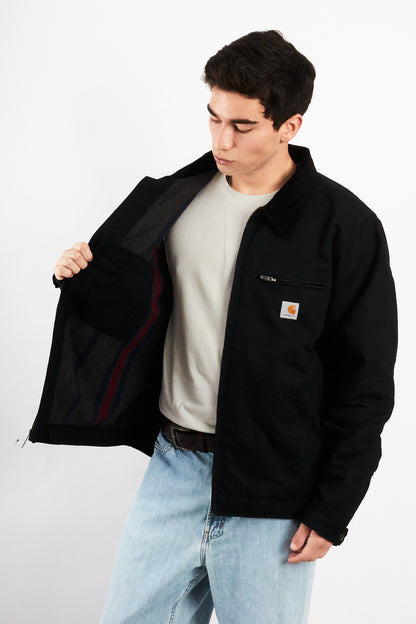 Carhartt USA Full Black Detroit Jacket (L/XL)