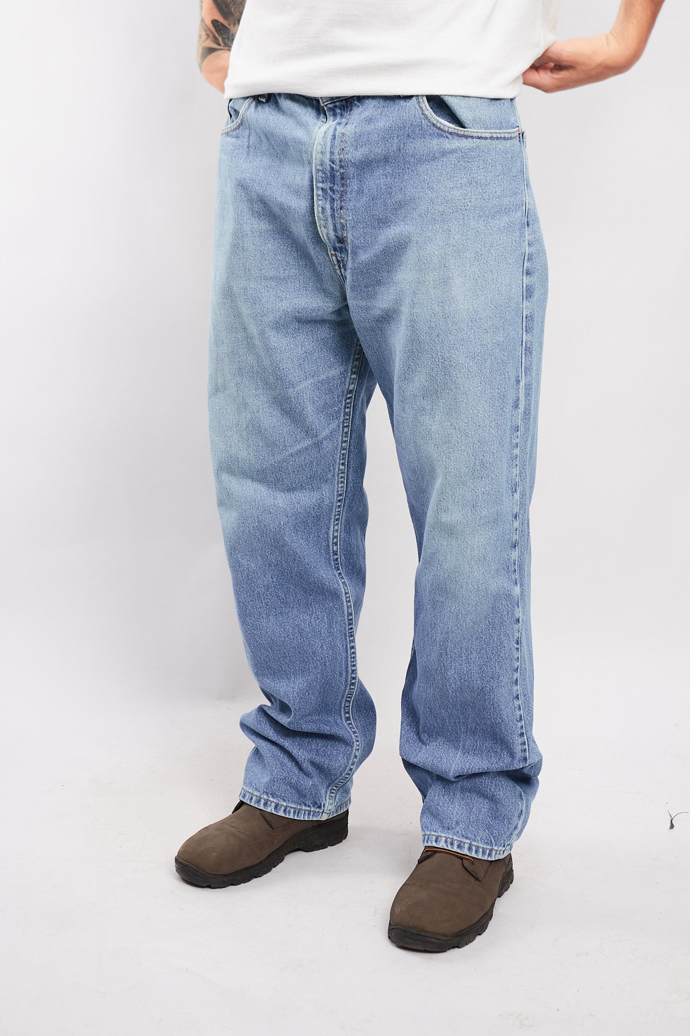 2000 Levi's Light Blue 505 Regular Fit Jean (34)