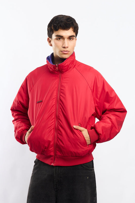 1990 Columbia Radial Sleeve Reversible Padded Jacket (L)