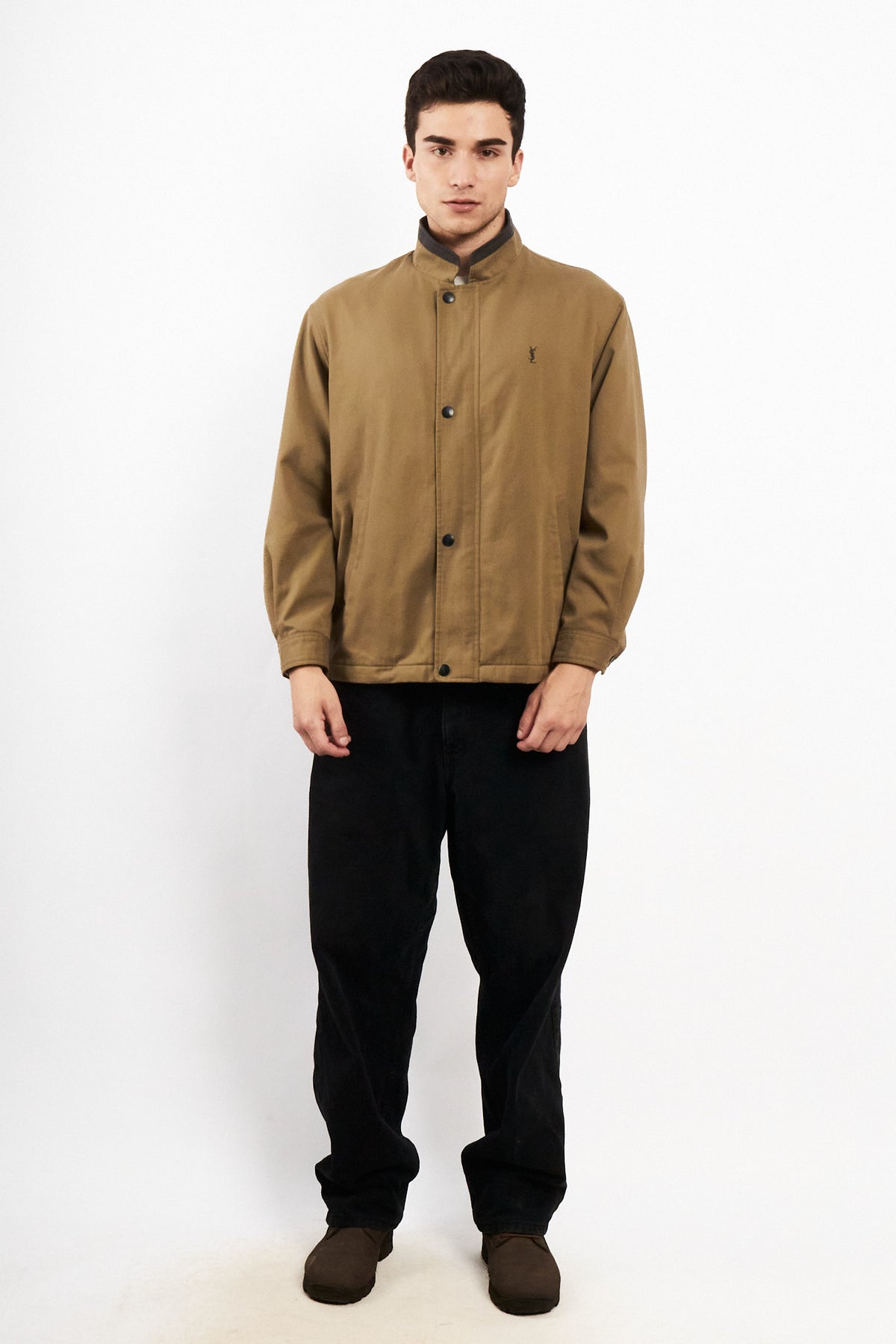 2000 Vintage Yve Saint Laurent Pistachio Harrington (M)