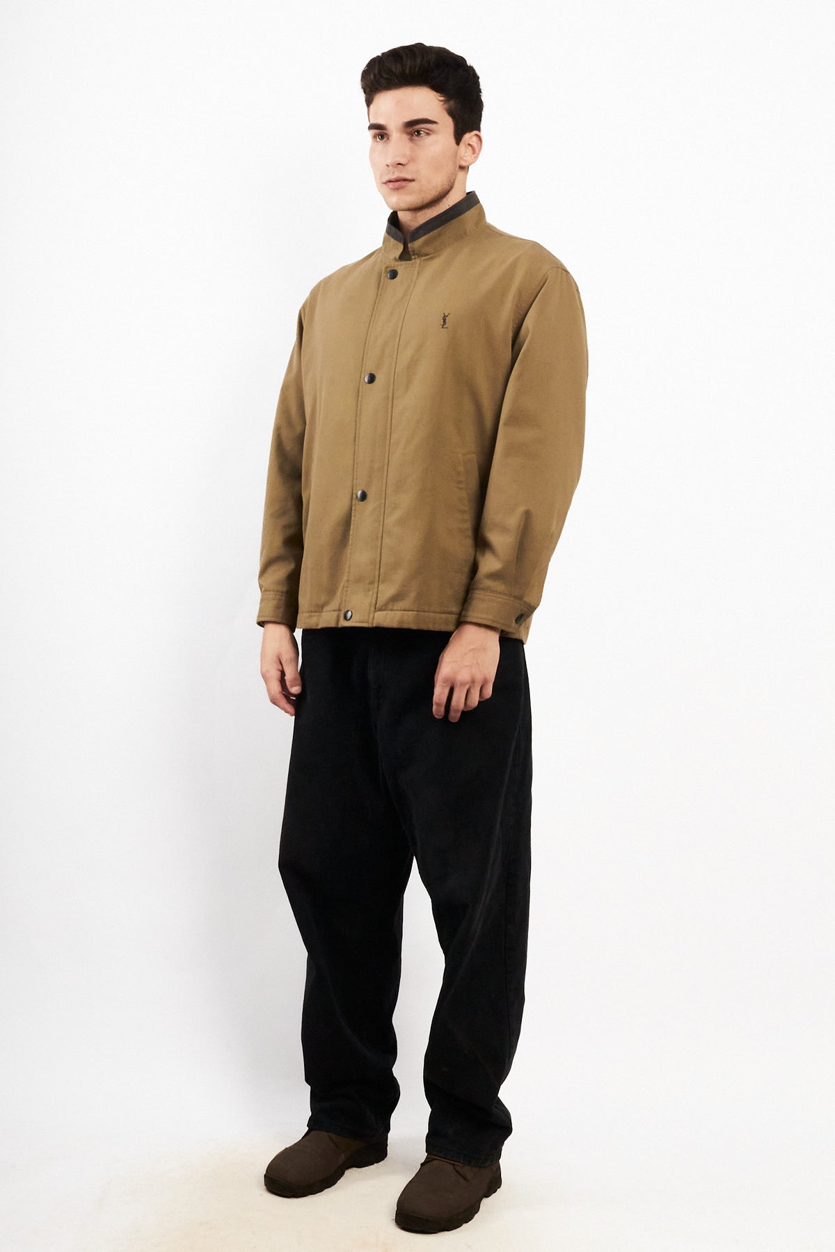 2000 Vintage Yve Saint Laurent Pistachio Harrington (M)