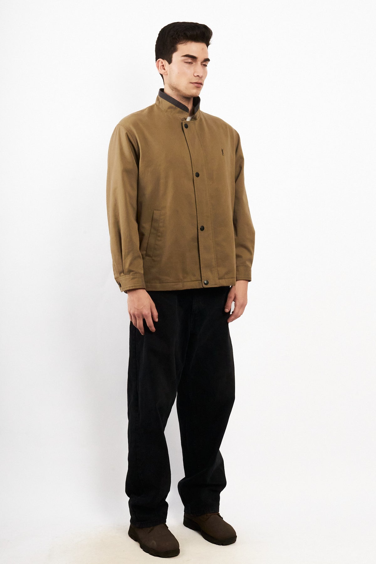 2000 Vintage Yve Saint Laurent Pistachio Harrington (M)
