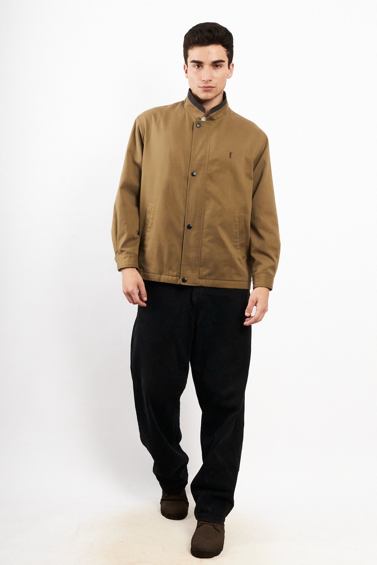 2000 Vintage Yve Saint Laurent Pistachio Harrington (M)