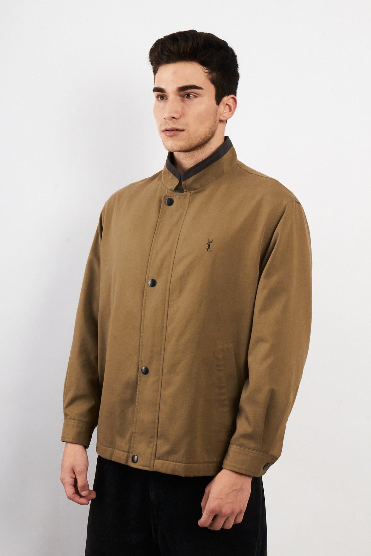 2000 Vintage Yve Saint Laurent Pistachio Harrington (M)