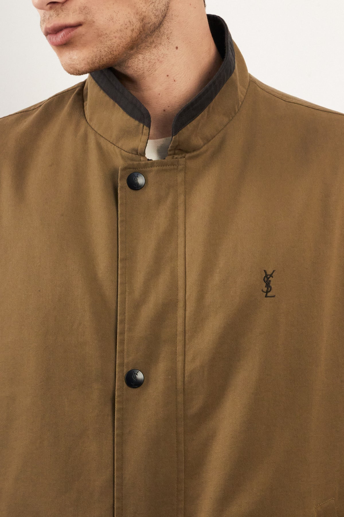 2000 Vintage Yve Saint Laurent Pistachio Harrington (M)